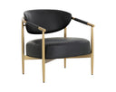 Bravo Black Lounge Chair Heloise by Matho Sun