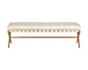 Gold Bravo Cream Bench Kenji by Matho Sun, view 3