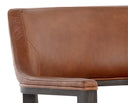 Brown Shalimar Tobacco Leather Counter Stool Brylea by Matho Sun, view 6
