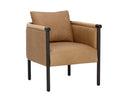 Ludlow Sesame Leather Lounge Chair Wilder by Matho Sun