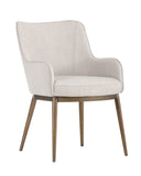 Beige Linen Dining Armchair Franklin by Matho Sun