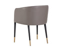 Flint Grey / Napa Taupe Dining Armchair Asher by Matho Sun, view 3