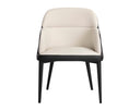 Dillon Cream / Dillon Black Dining Armchair Hagan by Matho Sun, view 2