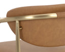 Milliken Cognac Lounge Chair Heloise by Matho Sun, view 8