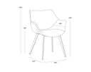 Town Grey Dining Armchair Mason by Matho Sun, view 8