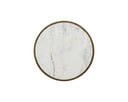 White Marble End Table Alicent by Matho Sun, view 4