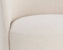 Effie Linen Dining Chair Cavoli Swivel by Matho Sun, view 5