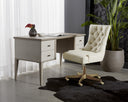 White Ceruse Oyster Shagreen Desk Pattinson by Matho Sun, view 4