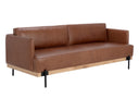Shalimar Tobacco Leather Sofa Saul by Matho Sun