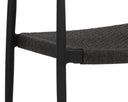 Black Dining Armchairs set of 2 Nava Stackable by Matho Sun, view 6