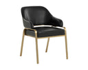 Cantina Black Dining Armchair Malachi by Matho Sun