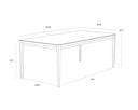 78.75" Dining Table Queens by Matho Sun, view 7