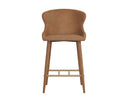 Milliken Cognac Counter Stool Evora by Matho Sun, view 2