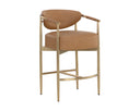 Milliken Cognac Counter Stool Heloise by Matho Sun