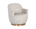 Nono Cream Lounge Chair Casey Swivel by Matho Sun