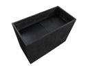 Large Black Planter Leilani by Matho Sun, view 3