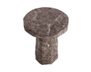 Marble Look Dark Emperador End Table Baldur by Matho Sun, view 3