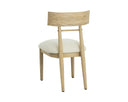 Light Oak Geralt Linen Dining Chairs set of 2 Florian by Matho Sun, view 4