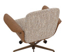 Holden Dusty Greige / Milliken Cognac Office Chair Lomax by Matho Sun, view 5