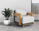 Palazzo Cream Armchair Potenza by Matho Sun, view 6