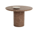 Marble Look Mocha 43" Dining Table Riva by Matho Sun