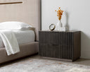 Taupe Nightstand Carlin by Matho Sun, view 5