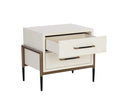 Oyster Nightstand Weldrick by Matho Sun, view 4