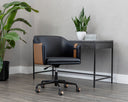 Napa Black / Napa Cognac Office Chair Carter by Matho Sun, view 5