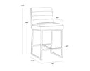 Coal Black Counter Stool Spyros by Matho Sun, view 7