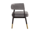 Antonio Charcoal Dining Armchair Callem by Matho Sun, view 5