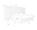 King Monument Oatmeal Bed Tarrant by Matho Sun, view 7