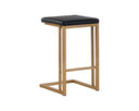 Champagne Gold Onyx Counter Stools set of 2 Boone by Matho Sun