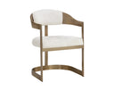 Rhea Light Barley Dining Armchair Beaumont by Matho Sun