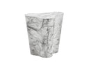 Small Marble Look End Table Ava by Matho Sun, view 2
