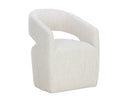 Merino Pearl Dining Armchair Lloret Wheeled by Matho Sun