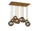 Rectangular Chandelier Dionis by Matho Sun, view 2