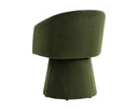 Moss Green Dining Armchair Etta Swivel by Matho Sun, view 4
