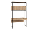 Rustic Oak Black Wall Desk Ambrose Modular by Matho Sun