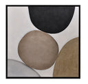 48" X 48" Black Floater Frame Nature Rocky Road by Matho Sun