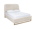 Queen Dove Cream Bed Nevin by Matho Sun