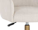 Beige Linen Office Chair Franklin by Matho Sun, view 6