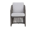 Warm Grey Gracebay Light Grey Dining Armchair Allariz by Matho Sun, view 2