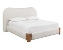 King Eclipse White Bed Knowles by Matho Sun