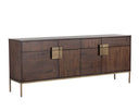 Antique Brass Dark Mango Sideboard Jade by Matho Sun, view 2