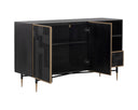 Brass Dark Brown Sideboard Markwood by Matho Sun, view 3