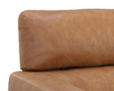 Camel Leather Lounge Chair Paget Glider by Matho Sun, view 7