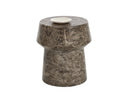 Marble Look Dark Emperador End Table Brie by Matho Sun