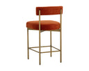 Antique Brass Danny Rust Counter Stool Seneca by Matho Sun, view 4