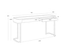 Cream Console Table Jamille by Matho Sun, view 8