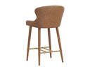 Milliken Cognac Counter Stool Evora by Matho Sun, view 4